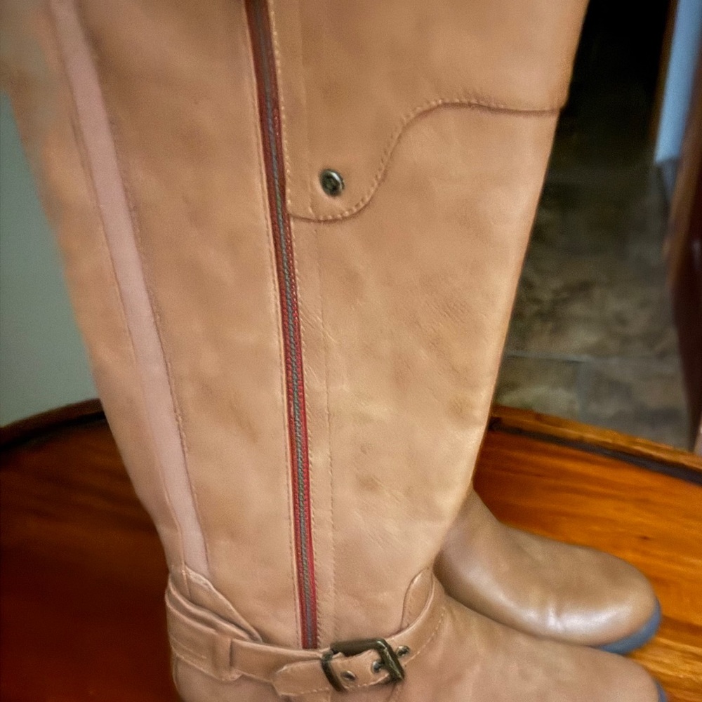 G by Guess Tan Knee High Boots